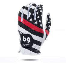 Load image into Gallery viewer, USA Red Line Mesh Golf Glove