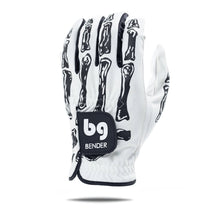 Load image into Gallery viewer, White Bones Mesh Golf Glove