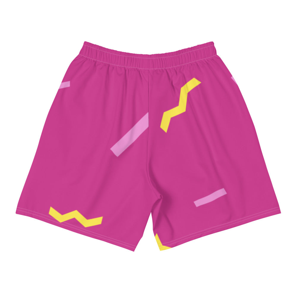 Arch Logo Margy Edition Pink Men's Athletic Long Shorts