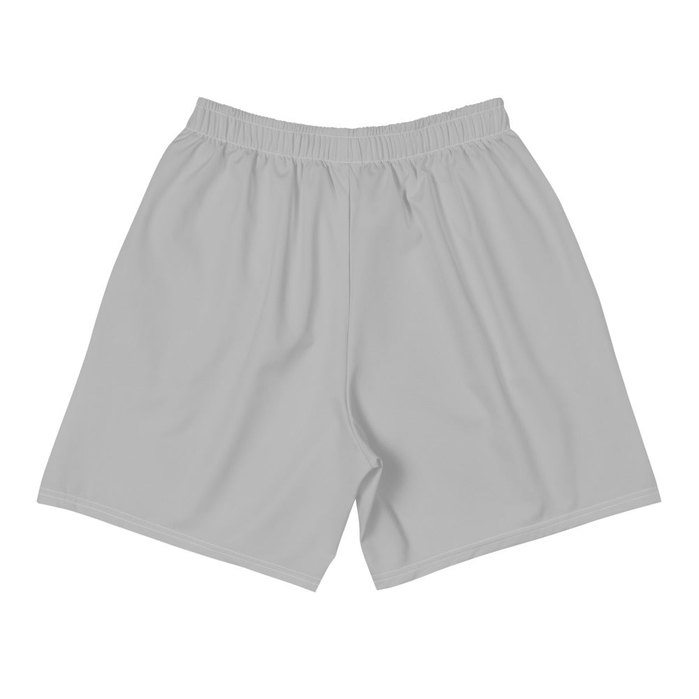 Arch Logo Men's Athletic Long Shorts - Silver