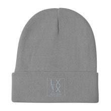 Load image into Gallery viewer, Box Logo Embroidered Beanie - Gray Logo