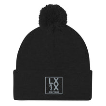 Load image into Gallery viewer, Box Logo Pom-Pom Beanie - Gray Logo