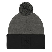 Load image into Gallery viewer, Box Logo Pom-Pom Beanie - Black Logo
