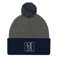 Load image into Gallery viewer, Box Logo Pom-Pom Beanie - Gray Logo
