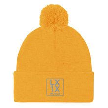 Load image into Gallery viewer, Box Logo Pom-Pom Beanie - Gray Logo