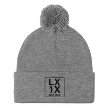 Load image into Gallery viewer, Box Logo Pom-Pom Beanie - Black Logo