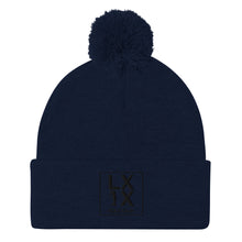 Load image into Gallery viewer, Box Logo Pom-Pom Beanie - Black Logo