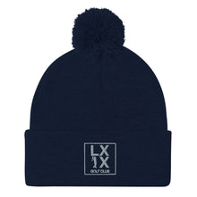 Load image into Gallery viewer, Box Logo Pom-Pom Beanie - Gray Logo