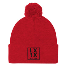 Load image into Gallery viewer, Box Logo Pom-Pom Beanie - Black Logo