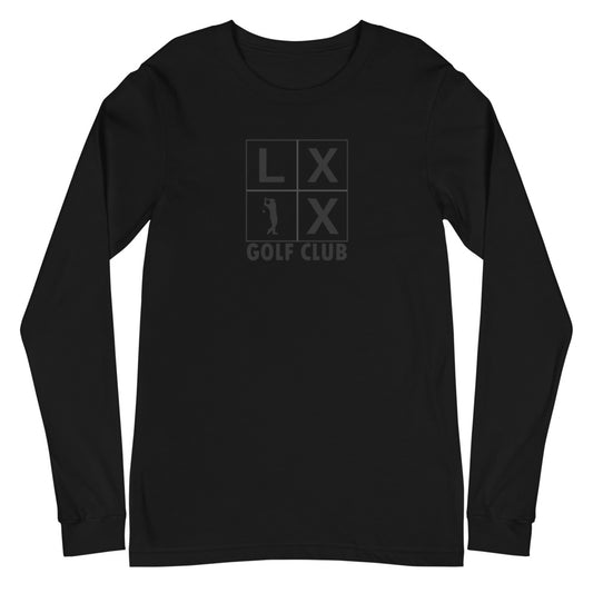 Four Box Logo Unisex Long Sleeve Tee - Gray Logo