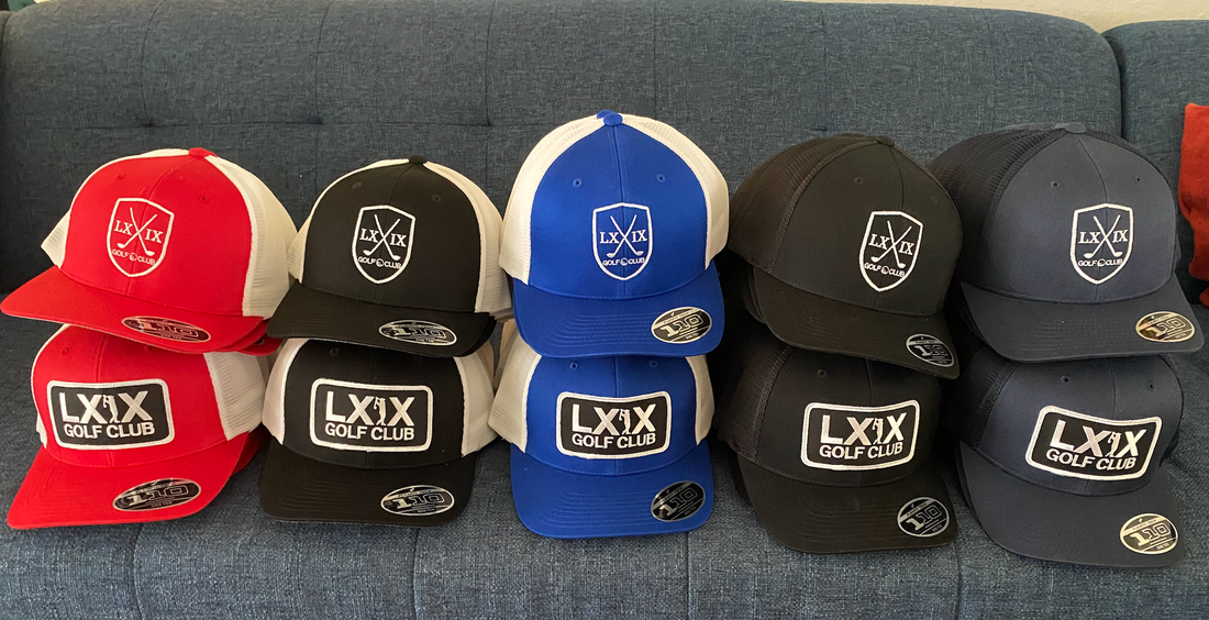 LXIX Golf Club Hats are in!