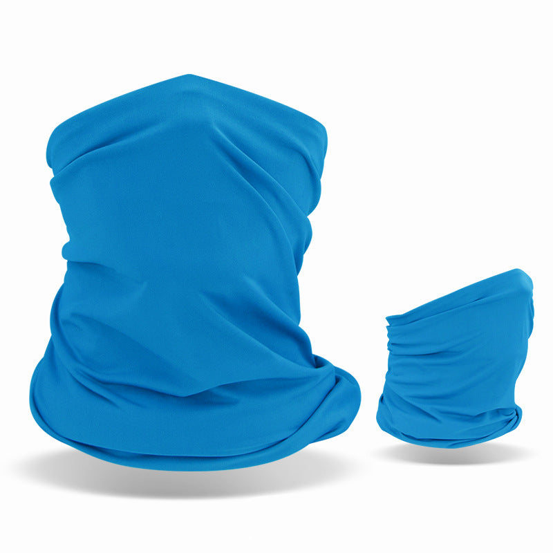 Multifunctional neck gaiter wearable as face covering or headband
