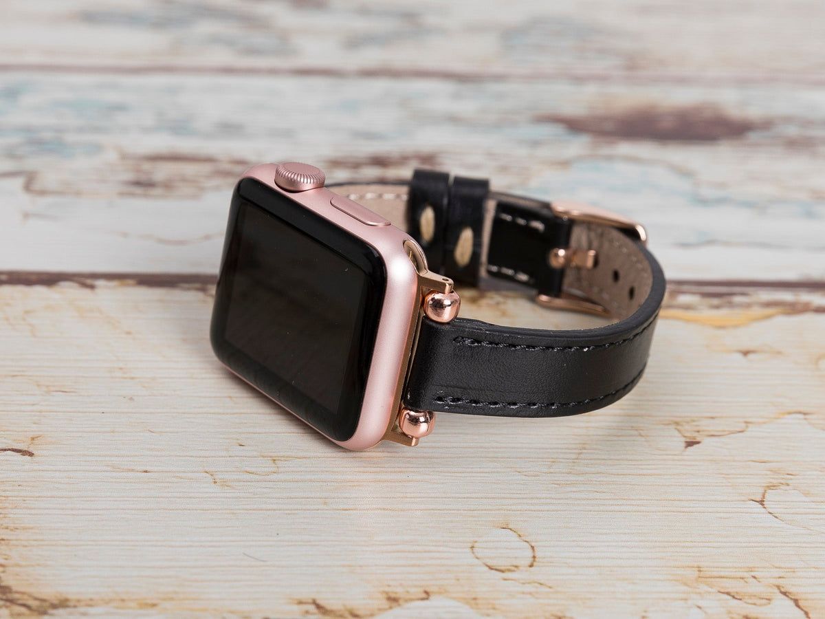 Genuine Leather Apple Watch Band Series 11/10/9/8/7/6/5/4/ SE / Ultra 1/2/3