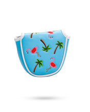 Load image into Gallery viewer, Dancing Flamingos - Mallet Putter Cover
