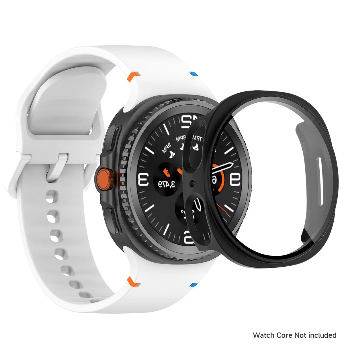 Case+Silicone Strap For Samxung Galaxy Watch 8 40MM, 44MM