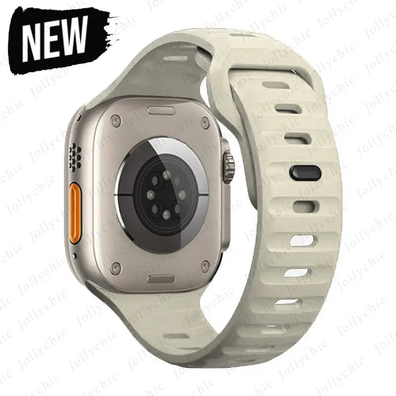 Silicone Band For Apple Watch Series 11/10/9/8/7/6/5/4/ SE / Ultra 1/2/3