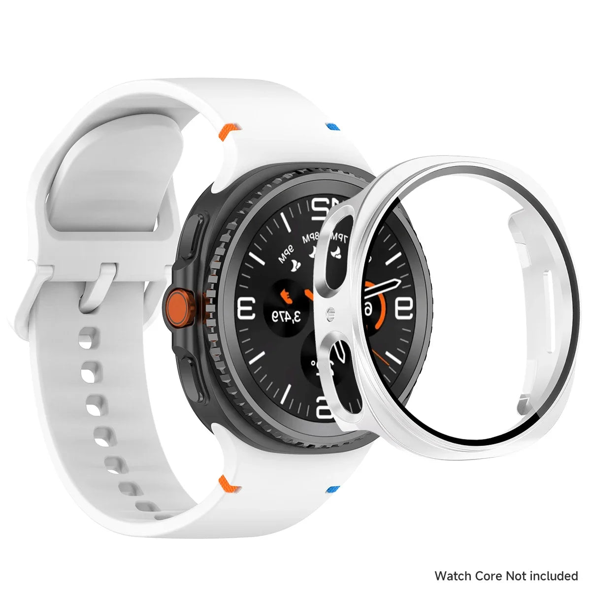 Case+Silicone Strap For Samxung Galaxy Watch 8 40MM, 44MM