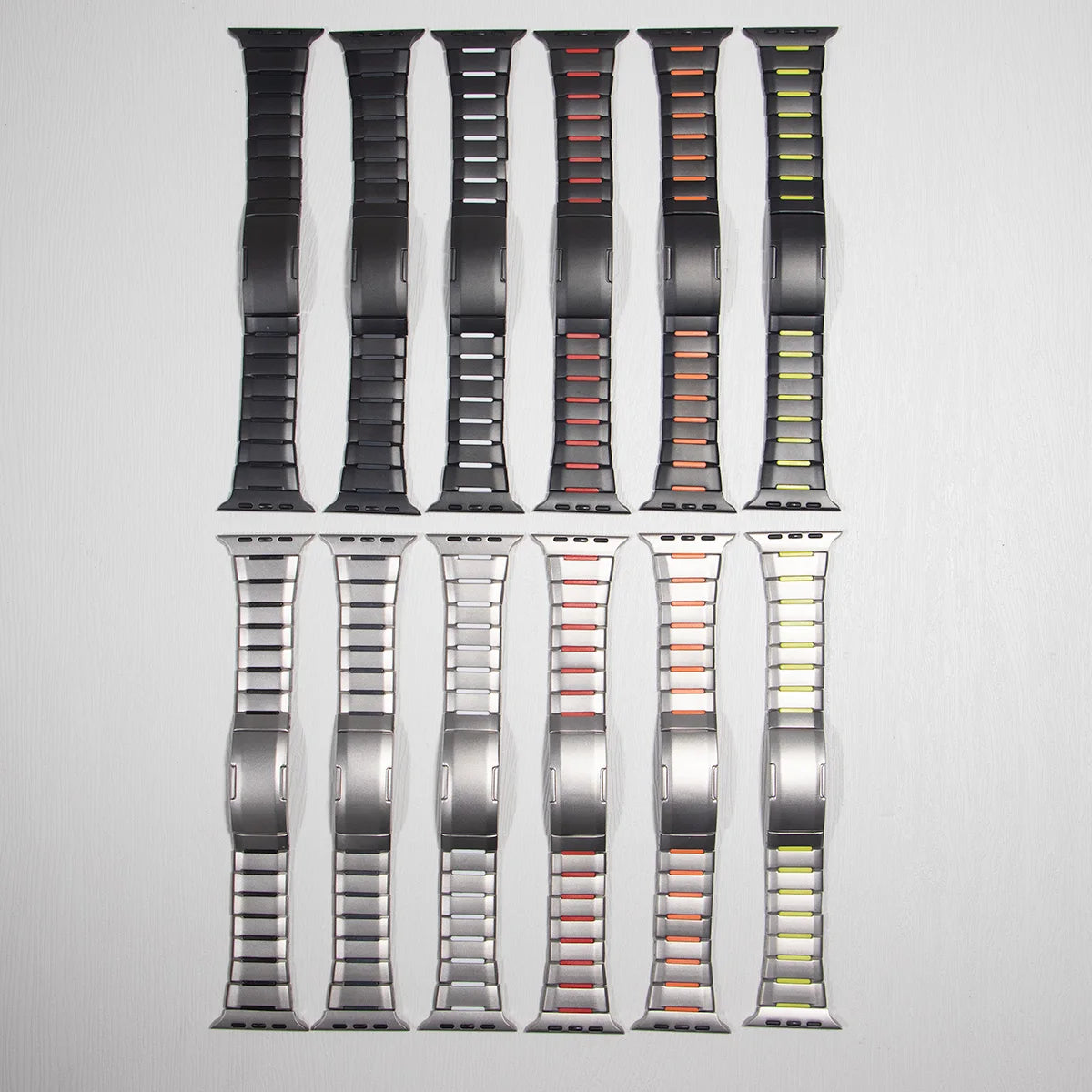 Steel & Silicone Apple Watch Band Series 11/10/9/8/7/6/5/4/ SE / Ultra 1/2/3