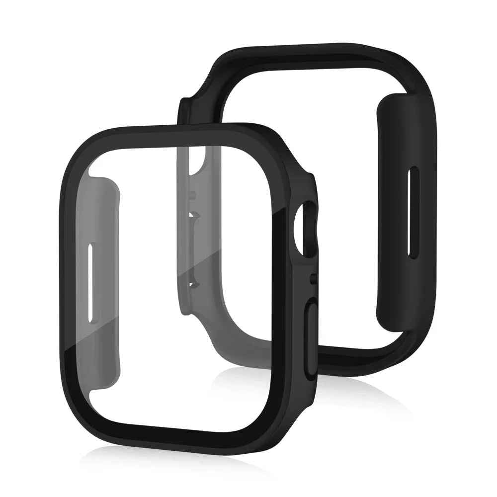 Case for Apple Watch 11, 10, 9, 8, 7, 6, 5, SE Screen Protector Glass+Cover