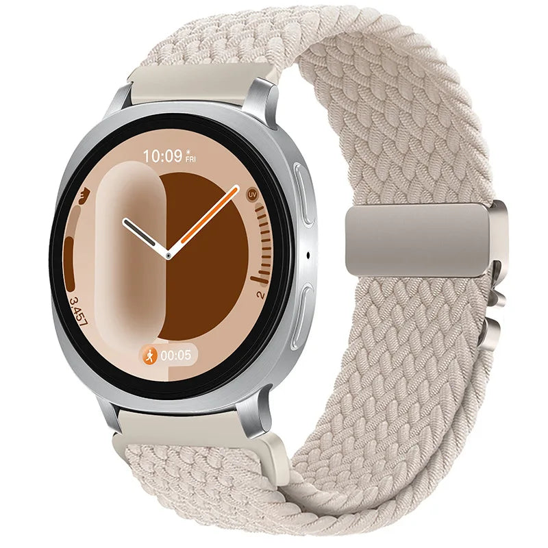 Elastic Woven Nylon Band for Samsung Galaxy Watch 8, 40MM, 44MM, 8 Classic 46MM, Ultra 47MM