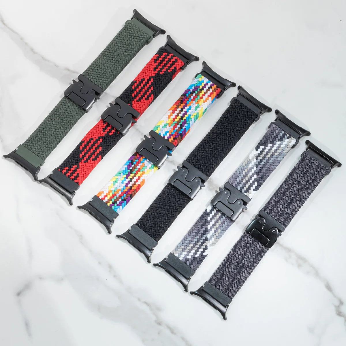 Elastic Woven Nylon Band for Samsung Galaxy Watch 8, 40MM, 44MM, 8 Classic 46MM, Ultra 47MM