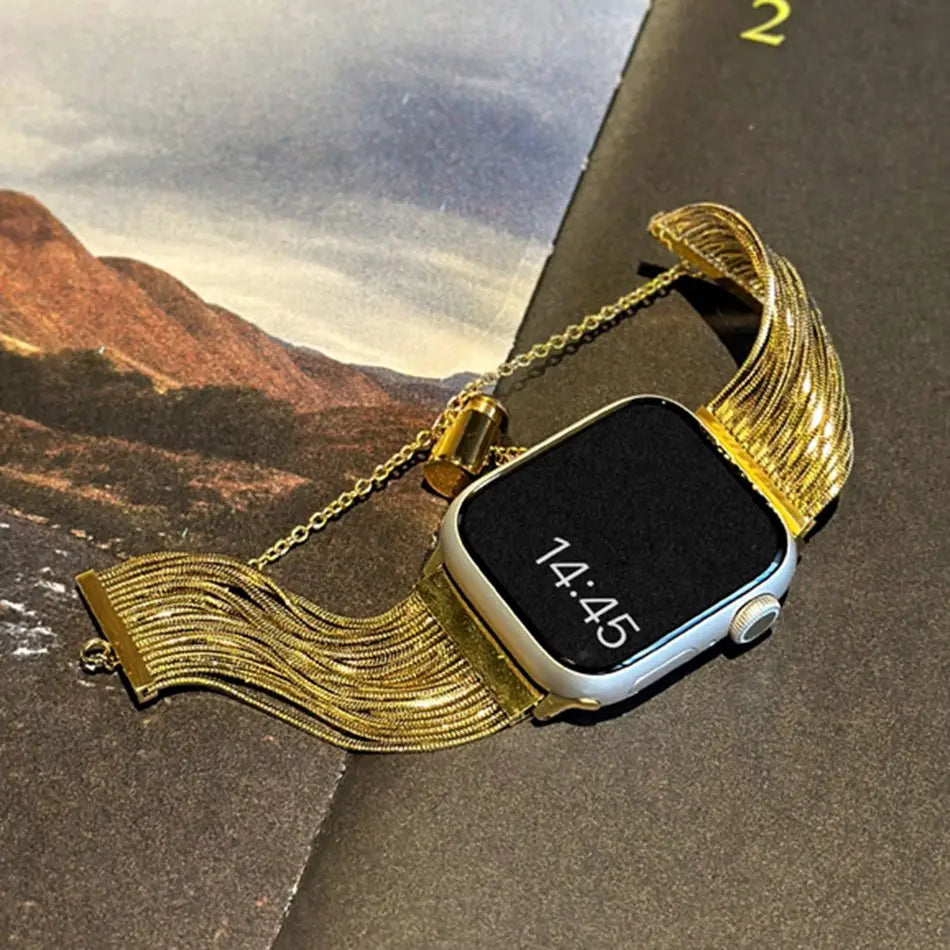 Steel Apple Watch Band Series 11/10/9/8/7/6/5/4/ SE / Ultra 1/2/3