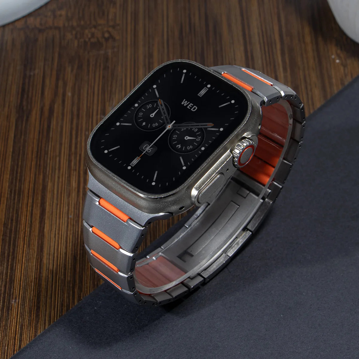 Steel & Silicone Apple Watch Band Series 11/10/9/8/7/6/5/4/ SE / Ultra 1/2/3