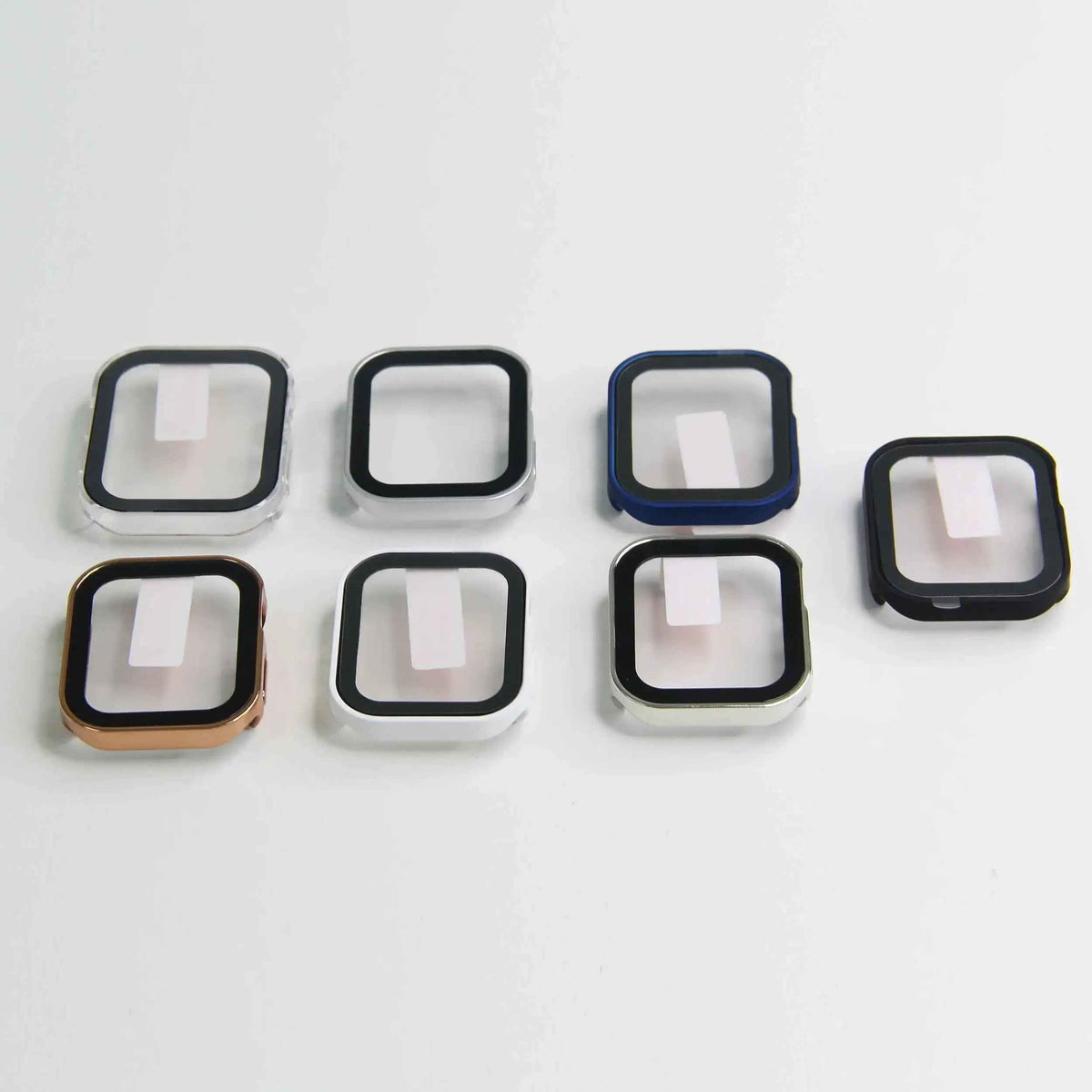 Case for Apple Watch 11, 10, 9, 8, 7, 6, 5, SE Screen Protector Glass+Cover