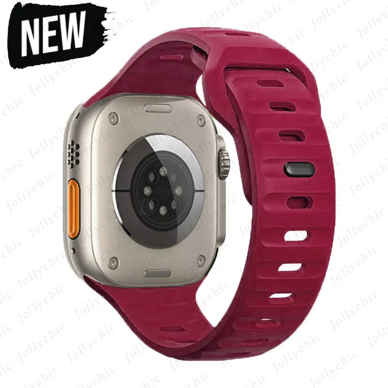 Silicone Band For Apple Watch Series 11/10/9/8/7/6/5/4/ SE / Ultra 1/2/3