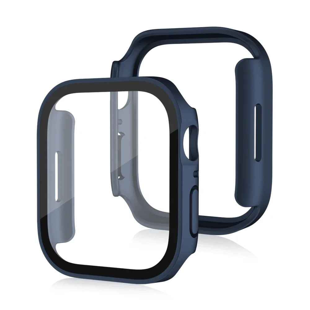 Case for Apple Watch 11, 10, 9, 8, 7, 6, 5, SE Screen Protector Glass+Cover