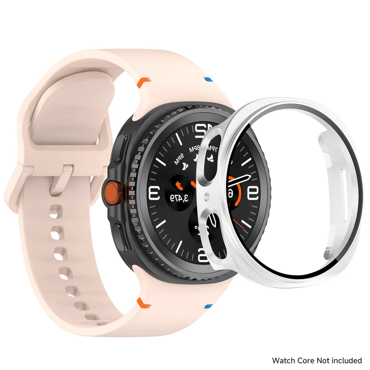 Case+Silicone Strap For Samxung Galaxy Watch 8 40MM, 44MM