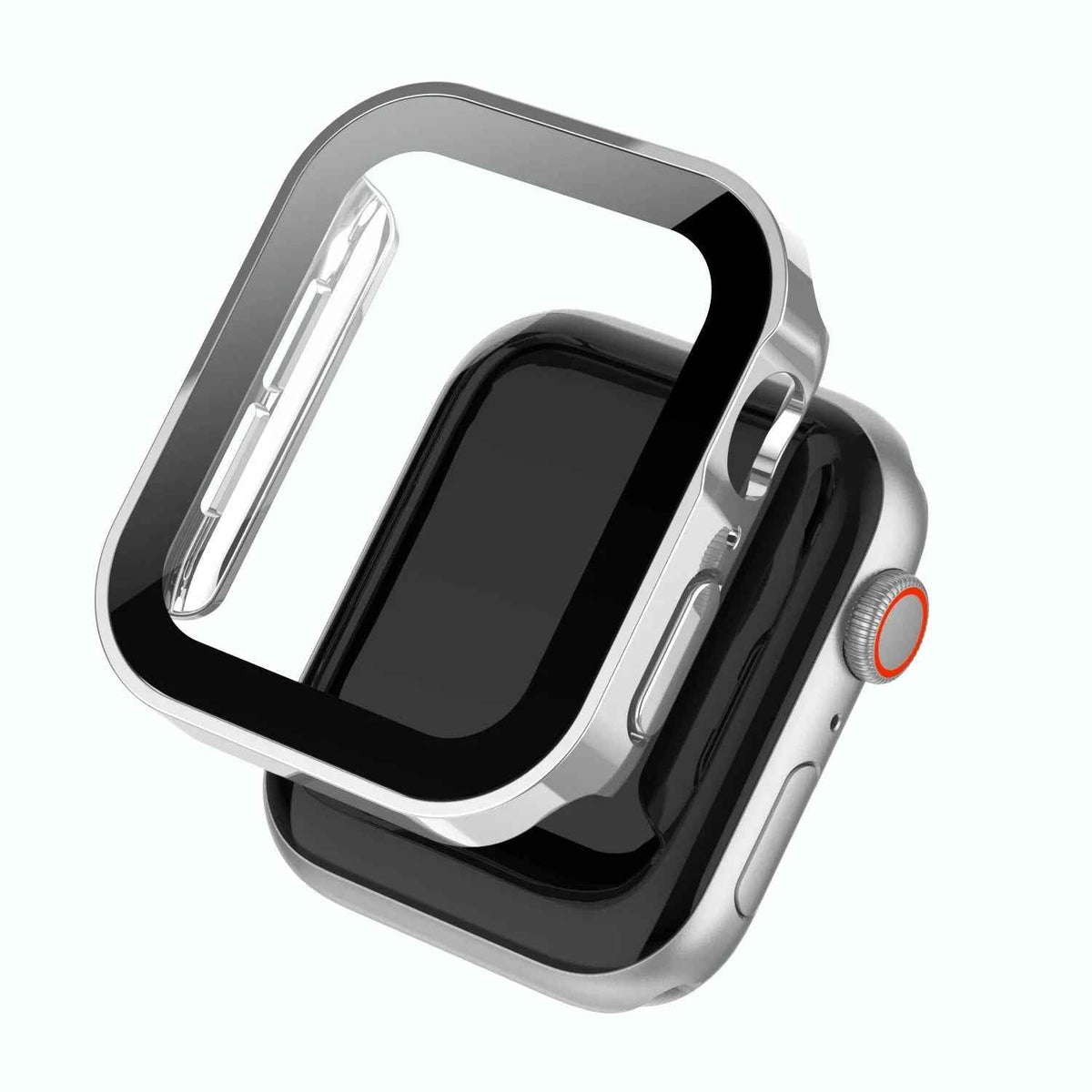 Case for Apple Watch 11, 10, 9, 8, 7, 6, 5, SE Screen Protector Glass+Cover