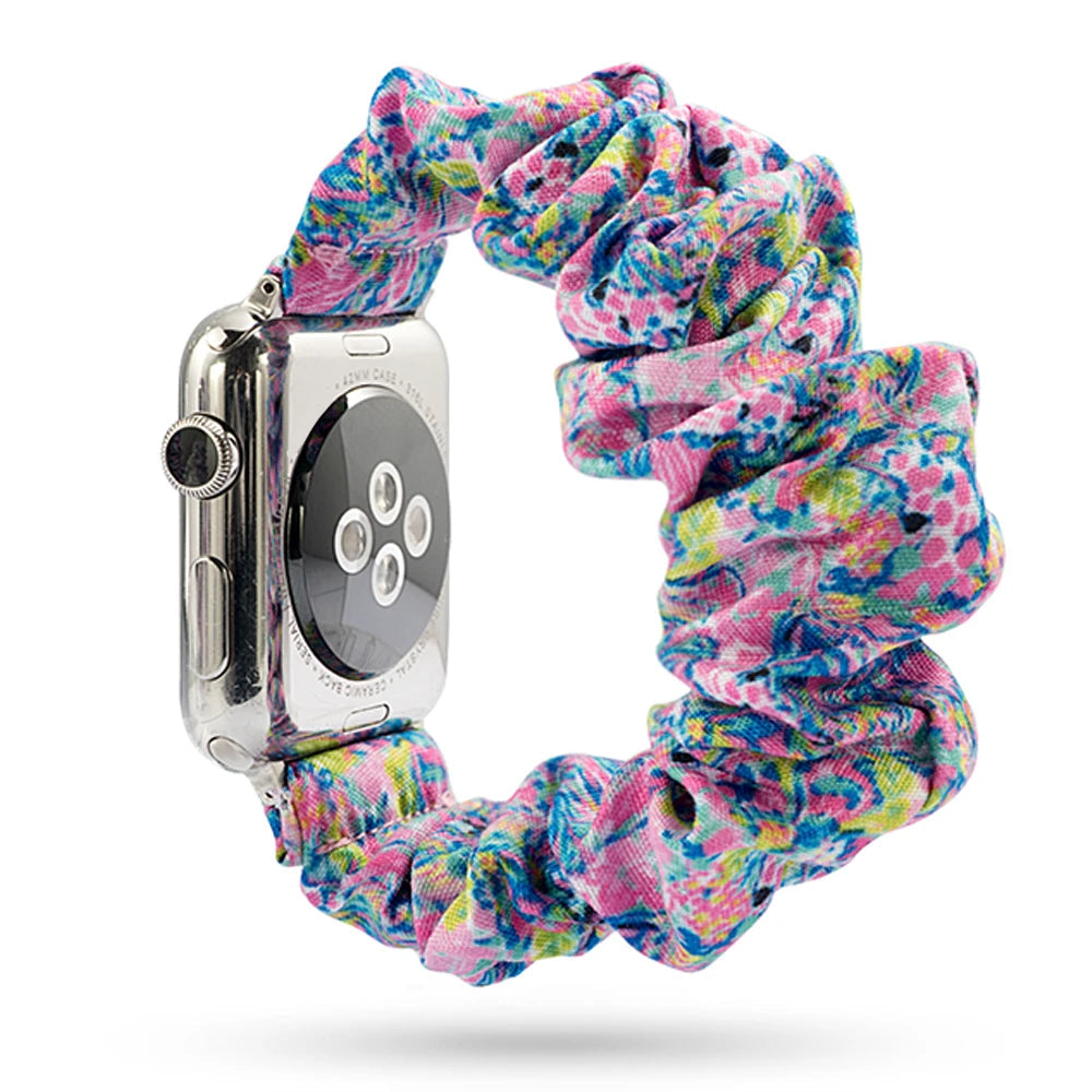 Scrunchie Elastic Apple Watch Armband Series 11/10/9/8/7/6/5/4/ SE / Ultra 1/2/3