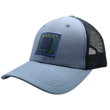 Load image into Gallery viewer, Fern Blue Trucker Hat
