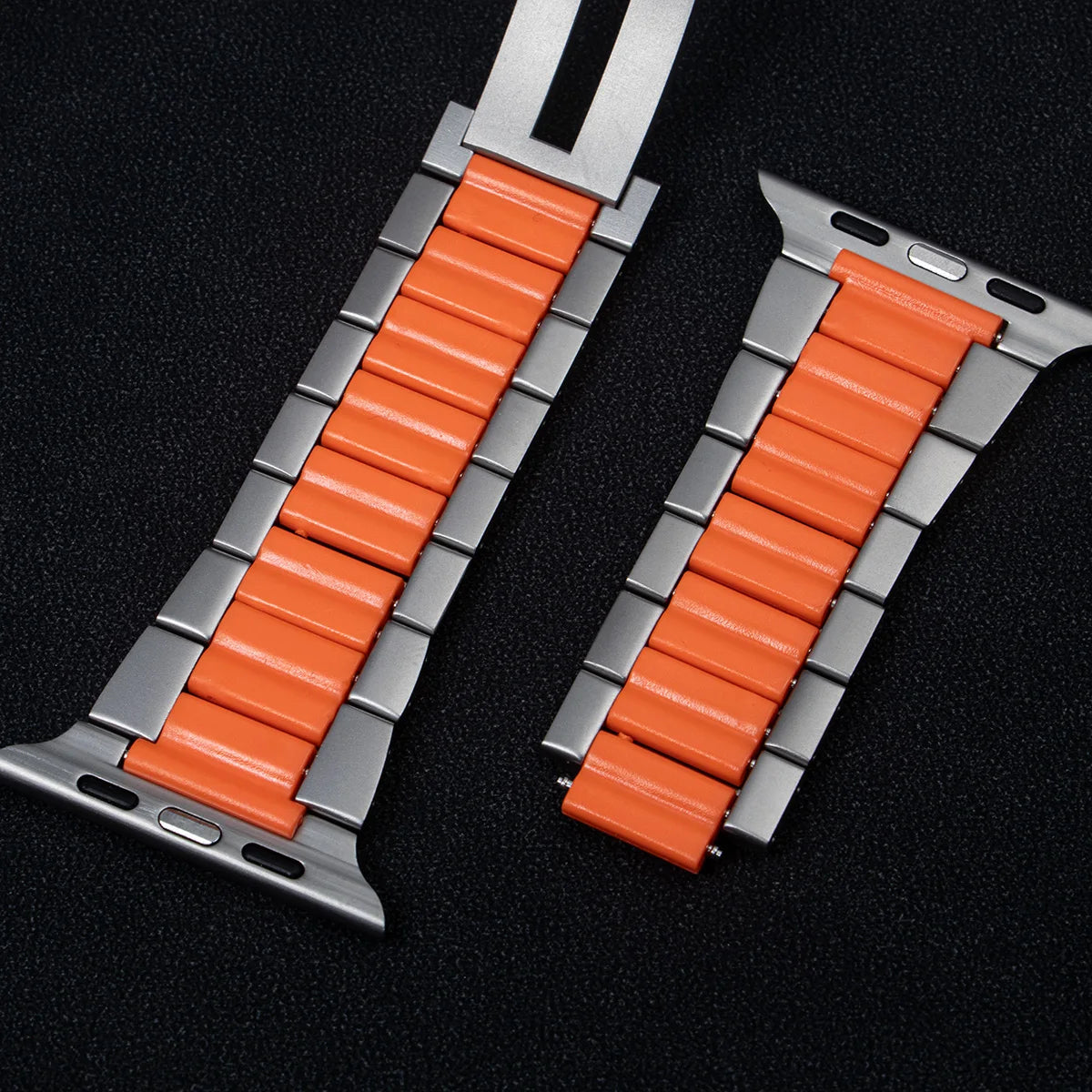 Steel & Silicone Apple Watch Band Series 11/10/9/8/7/6/5/4/ SE / Ultra 1/2/3