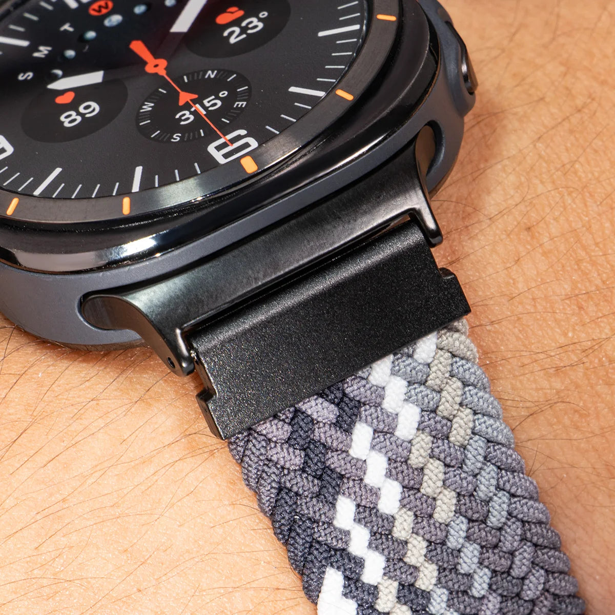 Elastic Woven Nylon Band for Samsung Galaxy Watch 8, 40MM, 44MM, 8 Classic 46MM, Ultra 47MM