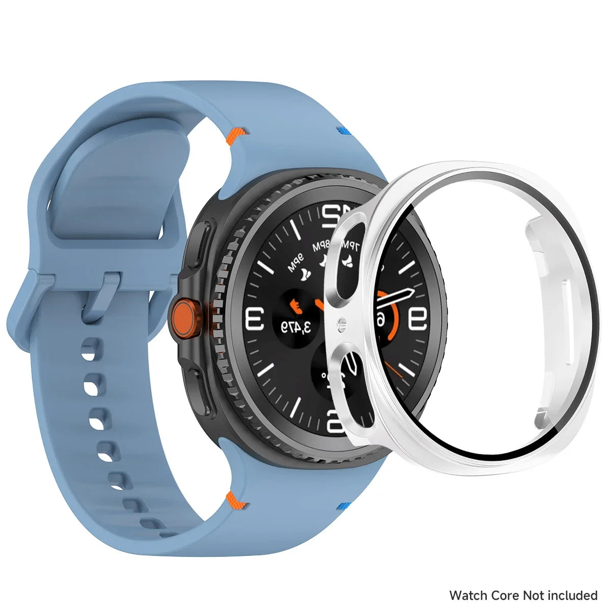 Case+Silicone Strap For Samxung Galaxy Watch 8 40MM, 44MM