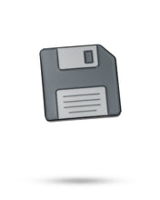 Load image into Gallery viewer, Floppy Disc Ball Marker
