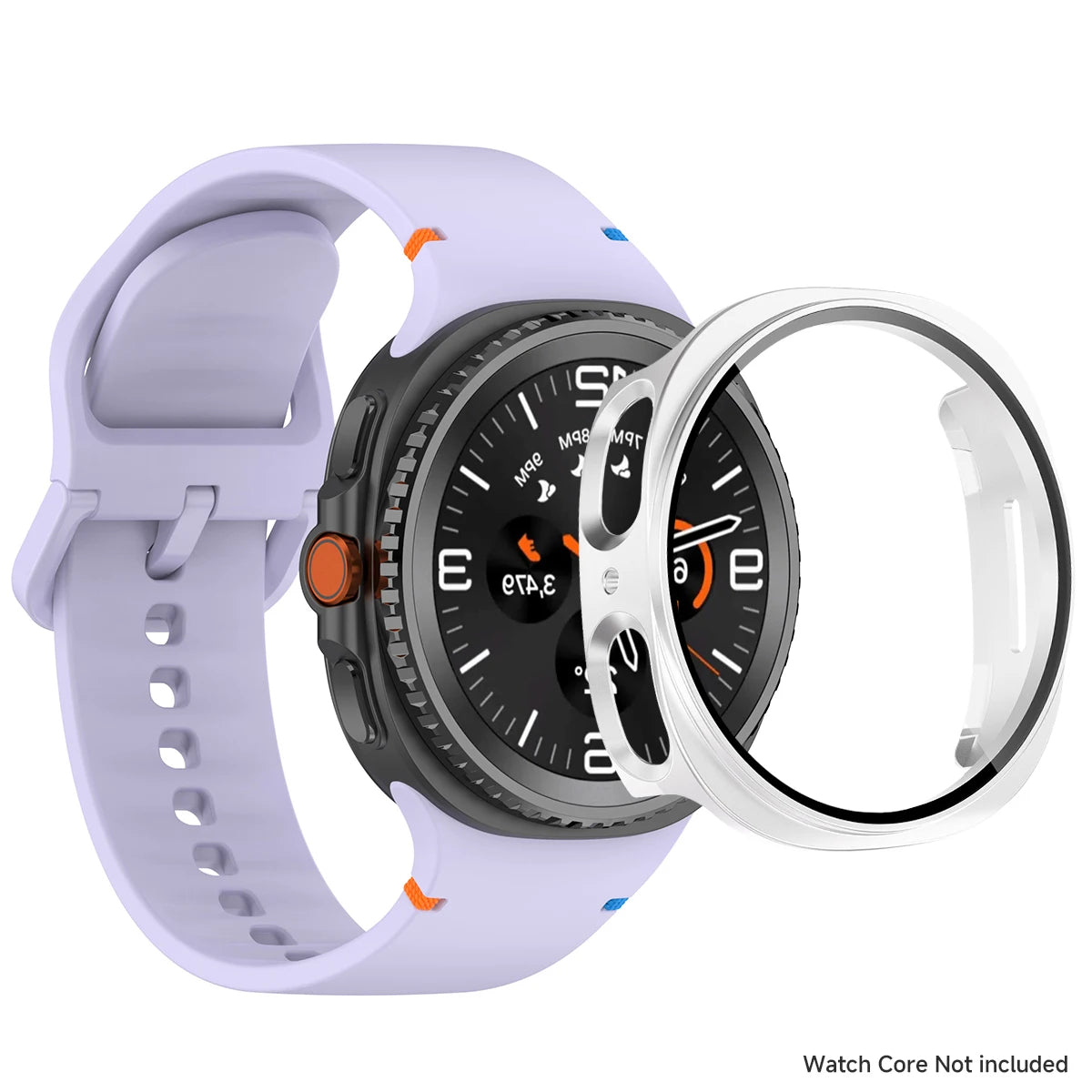 Case+Silicone Strap For Samxung Galaxy Watch 8 40MM, 44MM