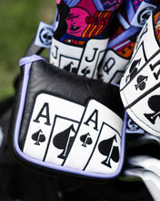 Load image into Gallery viewer, Ace of Spades - Mallet Putter Cover

