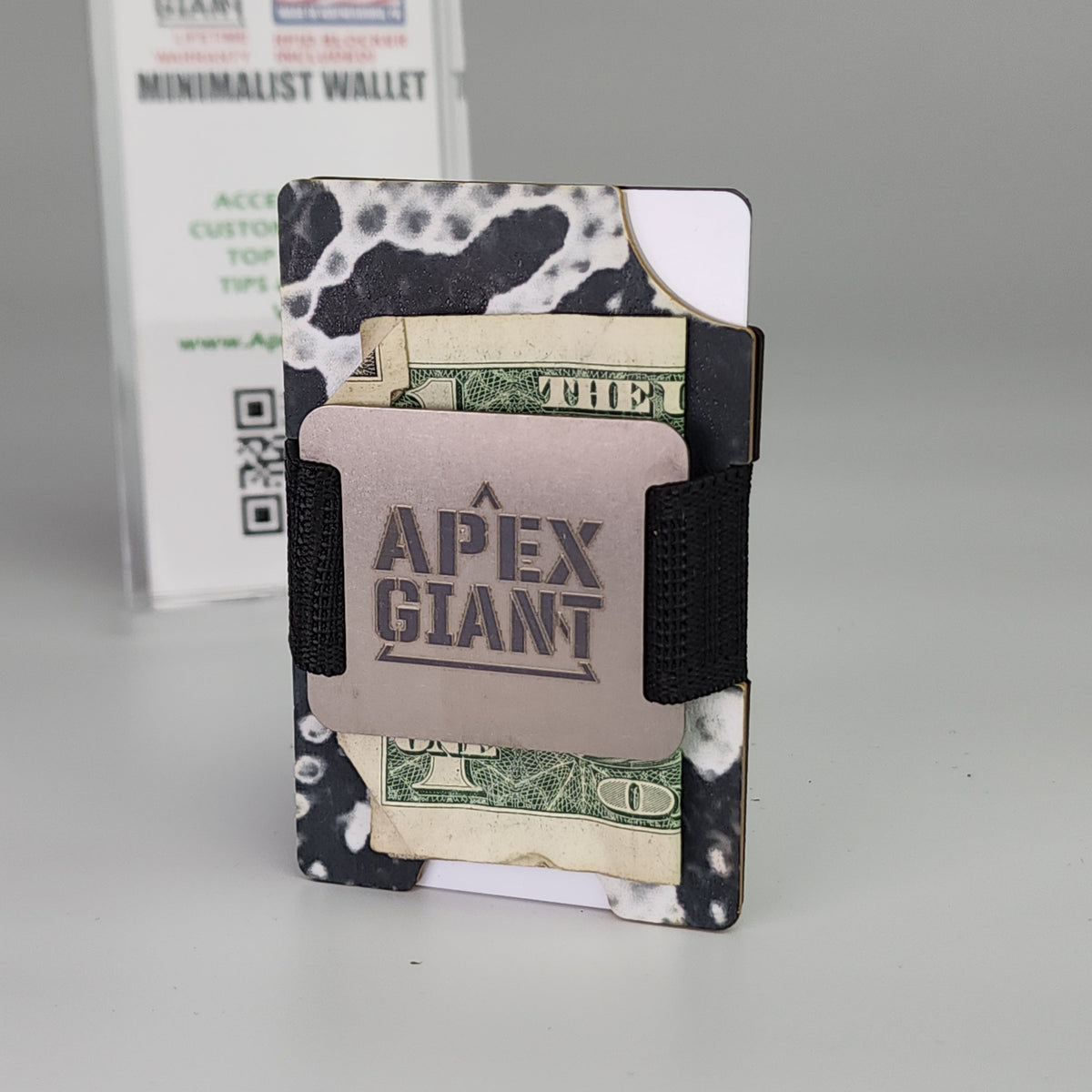 Wallet - Cedar Grove Outdoors Venomous Blizzard White - APEX GIANT