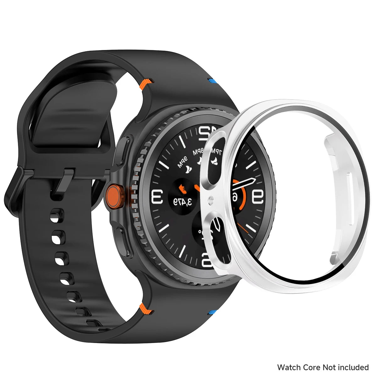 Case+Silicone Strap For Samxung Galaxy Watch 8 40MM, 44MM