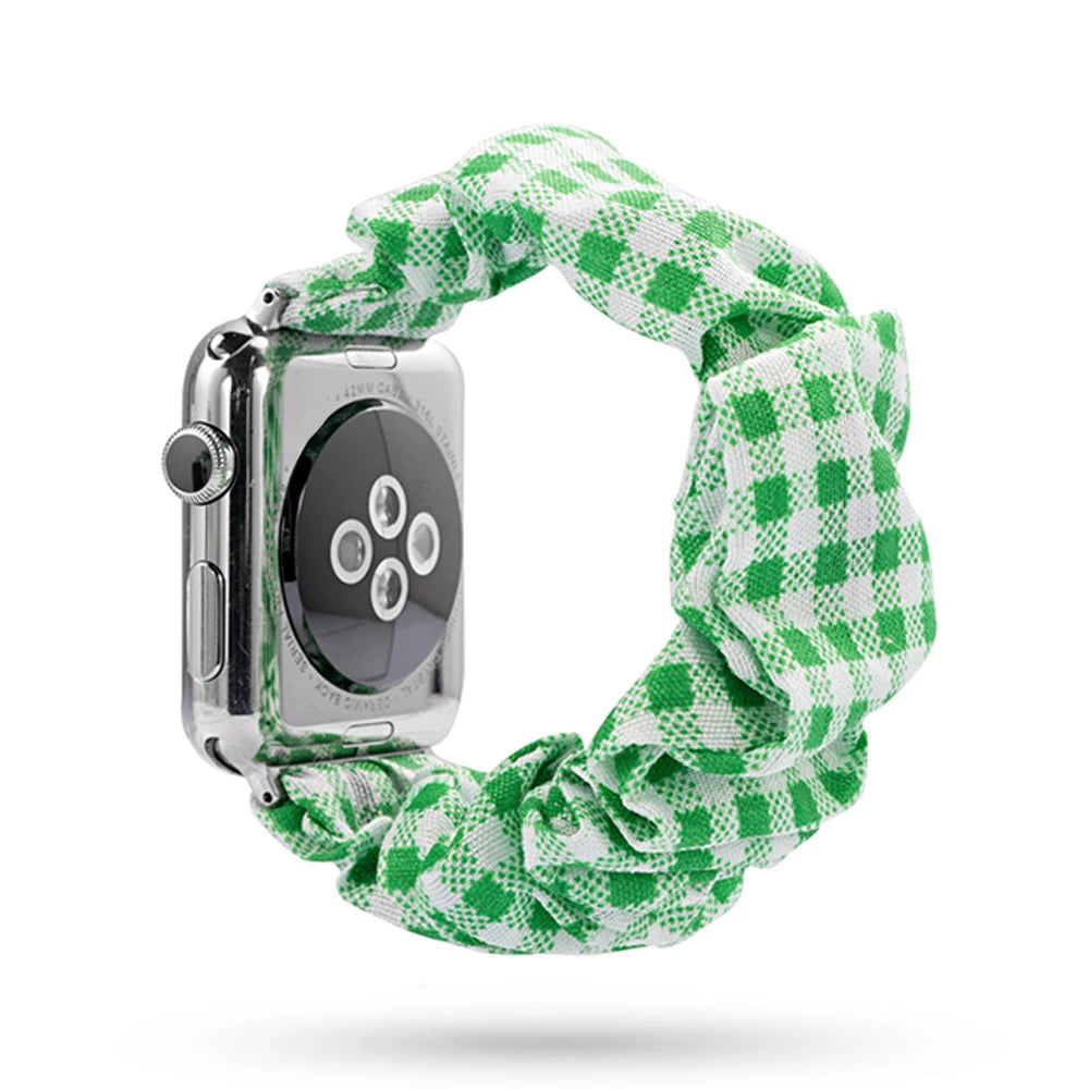 Scrunchie Elastic Apple Watch Armband Series 11/10/9/8/7/6/5/4/ SE / Ultra 1/2/3