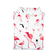 Load image into Gallery viewer, Florida Flamingo Golf Shirt
