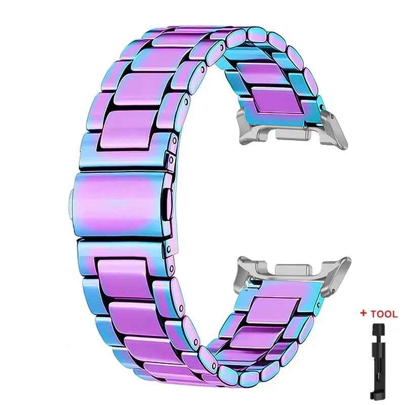 Luxury Stainless Steel Integrated Band for Samsung Galaxy Watch 8 & 7 I 40MM, 44MM, 46MM, 47MM