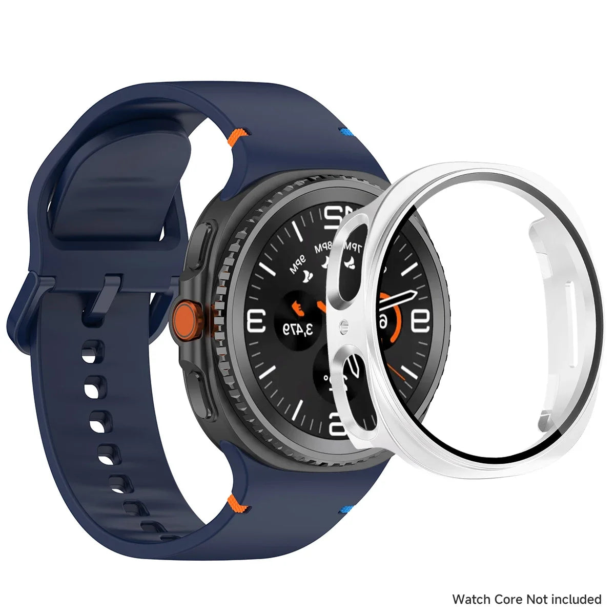 Case+Silicone Strap For Samxung Galaxy Watch 8 40MM, 44MM