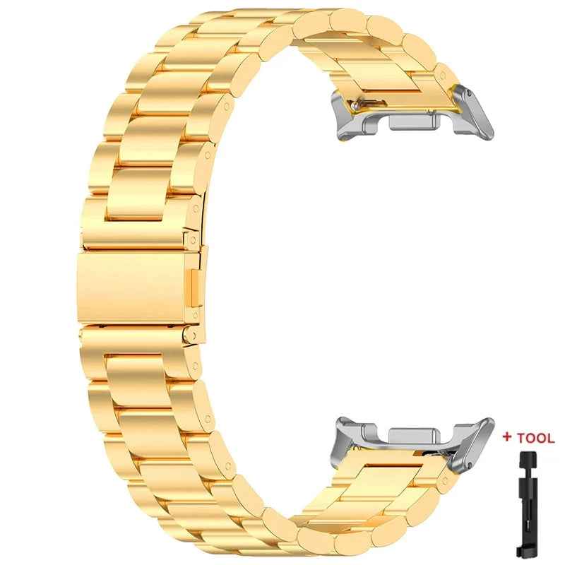 Luxury Stainless Steel Integrated Band for Samsung Galaxy Watch 8 & 7 I 40MM, 44MM, 46MM, 47MM