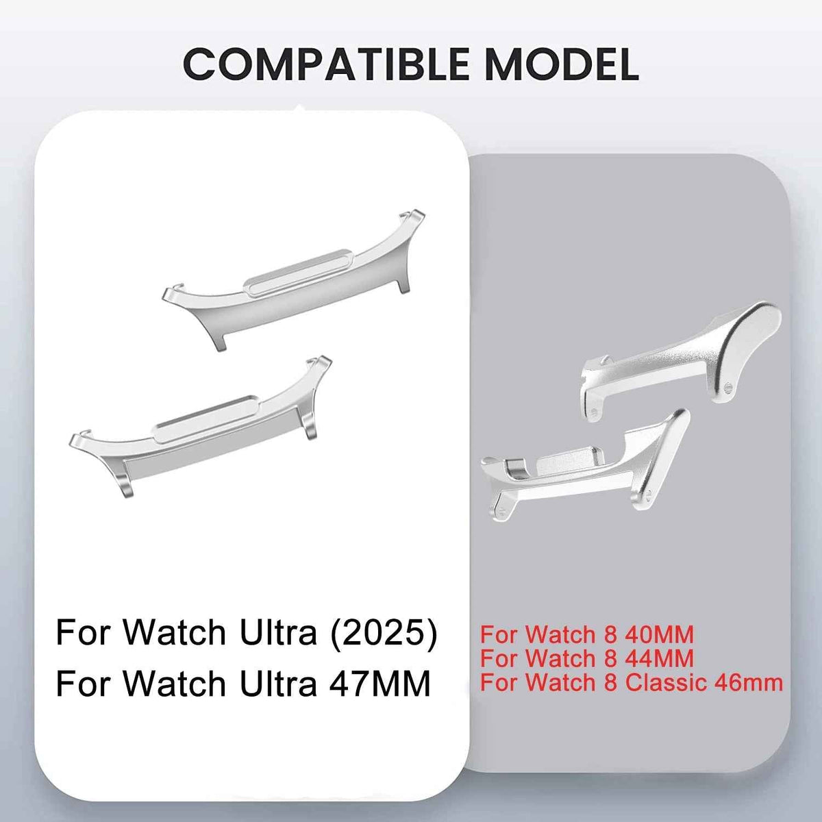 Steel Band For Samsung Galaxy Watch 8 Classic 46MM, Galaxy Watch 8, 40MM, 44MM, Ultra 47MM