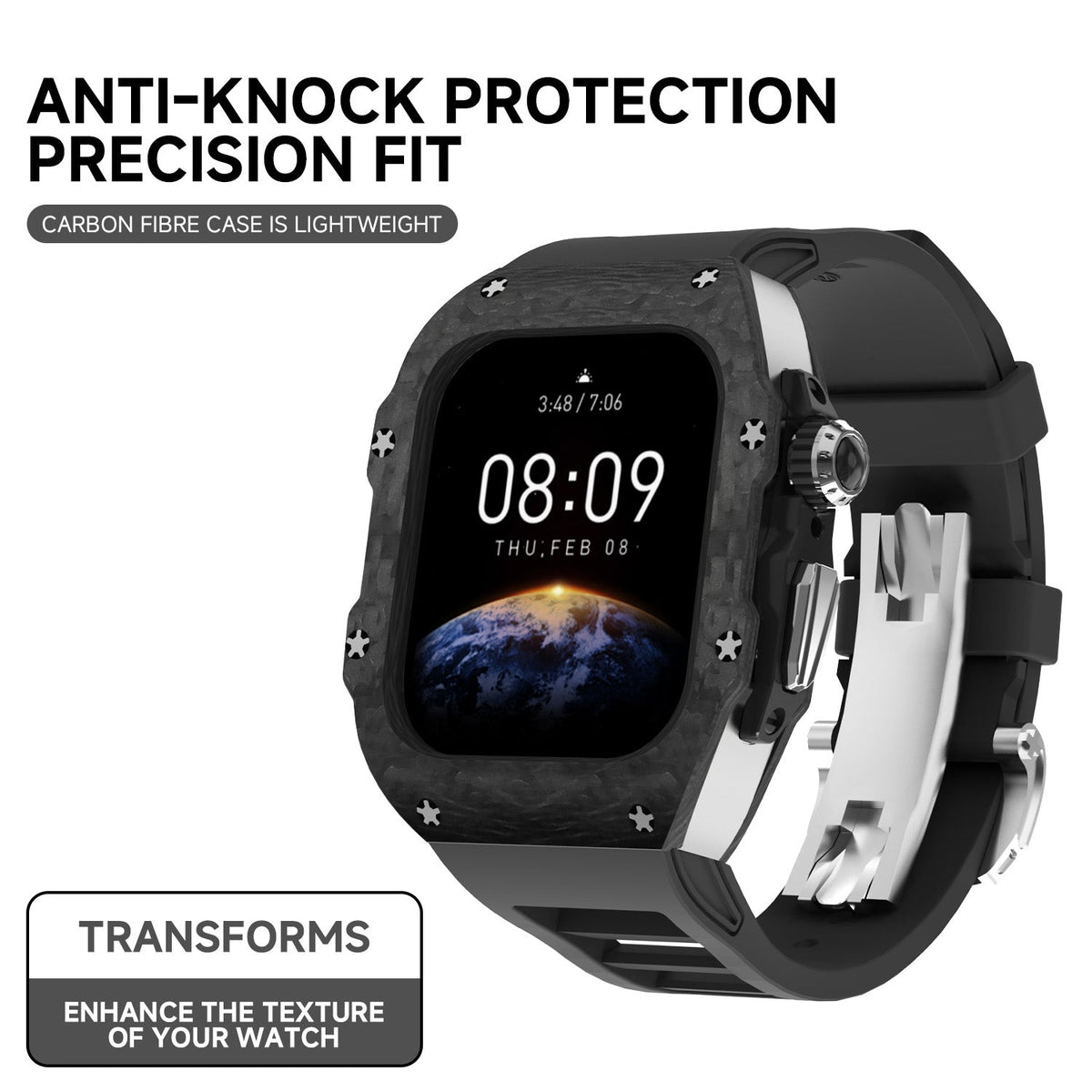 Luxury Mod Kit for Apple Watch 10/11 (42/46mm) - Titanium Edition