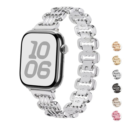 Stainless Steel Apple Watch Strap Series 11/10/9/8/7/6/5/4/ SE / Ultra 1/2/3